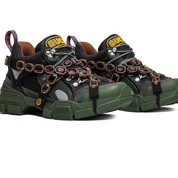 Gucci Flashtrek Sneakers I WILL NOT REACH OUT TO ANYONE OUTSIDE OF POSHMARK!!! - Picture 1 of 5